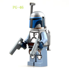 Building Blocks Wars Bricks Darth Vader Yoda Rey PoE Dameron Mandalorian Jango Fett Drabatan Action Figures Kids Toys KF6111