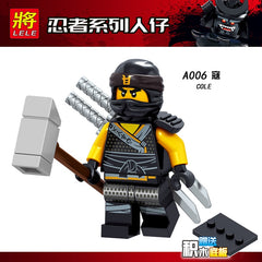 1pcs Ninja Kai Cole Jay Zane Lloyd Nya Mini action Figures Building Blocks Kids Toy Gift Compatible Legoinglys Ninjagoed For Kid