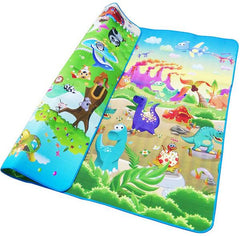 babyfirstcry - Babyfirstcry - Baby Play Mat 0.5cm Thick Crawling Mat Double Surface Baby Carpet Rug Animal Car+Dinosaur Developing Mat for Children Game Pad - 