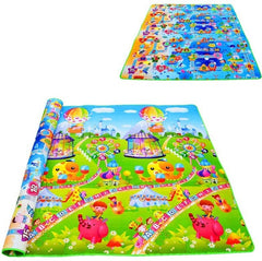 babyfirstcry - Babyfirstcry - Baby Play Mat 0.5cm Thick Crawling Mat Double Surface Baby Carpet Rug Animal Car+Dinosaur Developing Mat for Children Game Pad - 