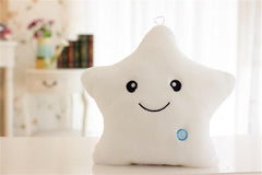 babyfirstcry - Babyfirstcry - 34CM Creative Toy Luminous Pillow Soft Stuffed Plush Glowing Colorful Stars Cushion Led Light Toys Gift For Kids Children Girls - 