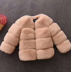 babyfirstcry,Babyfirstcry,Baby Toddler Faux Fur Leopard Coat with belt Girls WinterWarm Jacket Snowsuit Children outerwear Winter wear Clothes,