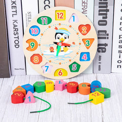 babyfirstcry,Babyfirstcry,HOT SALE Baby Toys Colorful Wooden Blocks Baby Music Rattles Graphic Cognition Early Educational Toys For Baby 0-12 Months,