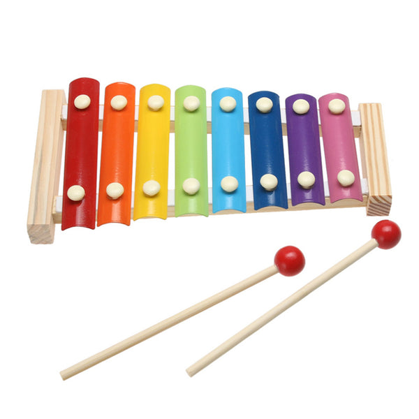 2020 New Imitat Music Instrument Toy Wooden Frame Xylophone Children Kids Toys Baby Educational Toys Gifts With 2 Mallets