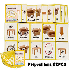 Children Baby English Learning Word Card Pocket Flash Learning Montessori Educational Toys Word Table Game Card for Kids