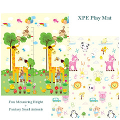 babyfirstcry,Babyfirstcry,Baby Toys Fun Little Loud Bell Baby Ball Rattles Toy  Baby Mat 1CM Thickness Cartoon XPE Kid Play Mat Foldable Anti-skid Carpet Children Game Mat,baby toy