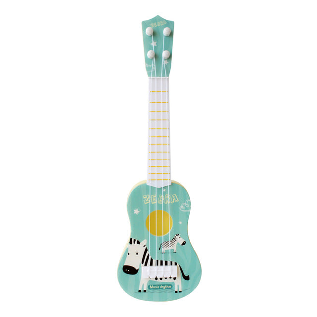 Funny Ukulele Musical Instrument Kids Guitar Montessori Toys for Children School Play Game Education Christmas Birthday Gift