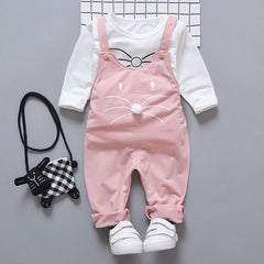 babyfirstcry,Babyfirstcry,Spring newborn baby girls clothes sets fashion suit T-shirt + pants suit baby girls outside wear  sports suit clothing sets,