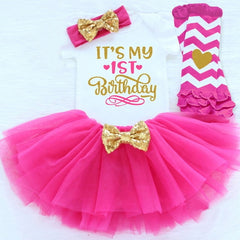 babyfirstcry,Babyfirstcry,Infant First Birthday Outfits Baby Girl Clothes Sets Newborn Toddler Girl Christening Party Wear Little Girl One Year Clothing,