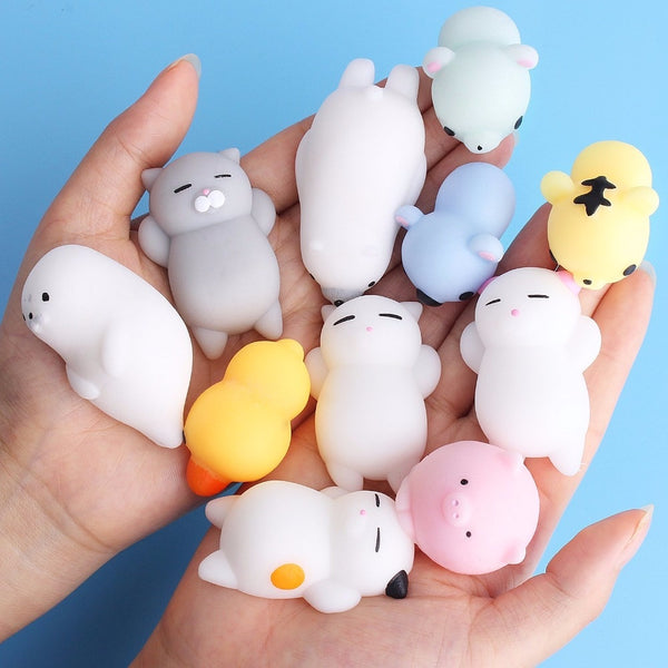 babyfirstcry - Babyfirstcry - Mini Change Color Squishy Cute Cat Antistress Ball Squeeze Mochi Rising Abreact Soft Sticky Stress Relief Funny Gift Toy - 