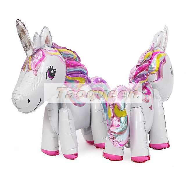 babyfirstcry - Babyfirstcry - 45-110cm Giant Unicorn Balloon Party Supplies Birthday Party Decorations Rainbow  Balloons kids Foil Balloons cartoon hat - 