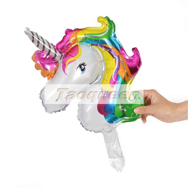 babyfirstcry - Babyfirstcry - 45-110cm Giant Unicorn Balloon Party Supplies Birthday Party Decorations Rainbow  Balloons kids Foil Balloons cartoon hat - 