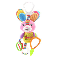 babyfirstcry - Babyfirstcry - Baby Rattles Toys Stroller Hanging Soft Toy Cute Animal Doll Baby Crib Bed Hanging Bells Toys Elephant Rabbit Dog - 