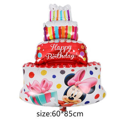 babyfirstcry - Babyfirstcry - Giant Mickey Minnie Mouse Balloon Cartoon Foil Balloon Kids Birthday Party Decorations Classic Toys Gift cartoon hat - 