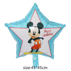 babyfirstcry - Babyfirstcry - Giant Mickey Minnie Mouse Balloon Cartoon Foil Balloon Kids Birthday Party Decorations Classic Toys Gift cartoon hat - 