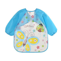 babyfirstcry,Babyfirstcry,2019 new arrive baby bibs EVA kid eating clothing children's long sleeves Feeding Smock dining wear baby apron QD41,