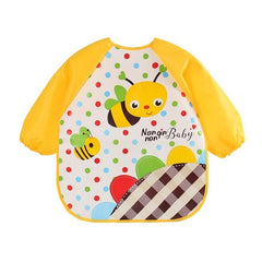 babyfirstcry,Babyfirstcry,2019 new arrive baby bibs EVA kid eating clothing children's long sleeves Feeding Smock dining wear baby apron QD41,