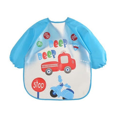 babyfirstcry,Babyfirstcry,2019 new arrive baby bibs EVA kid eating clothing children's long sleeves Feeding Smock dining wear baby apron QD41,